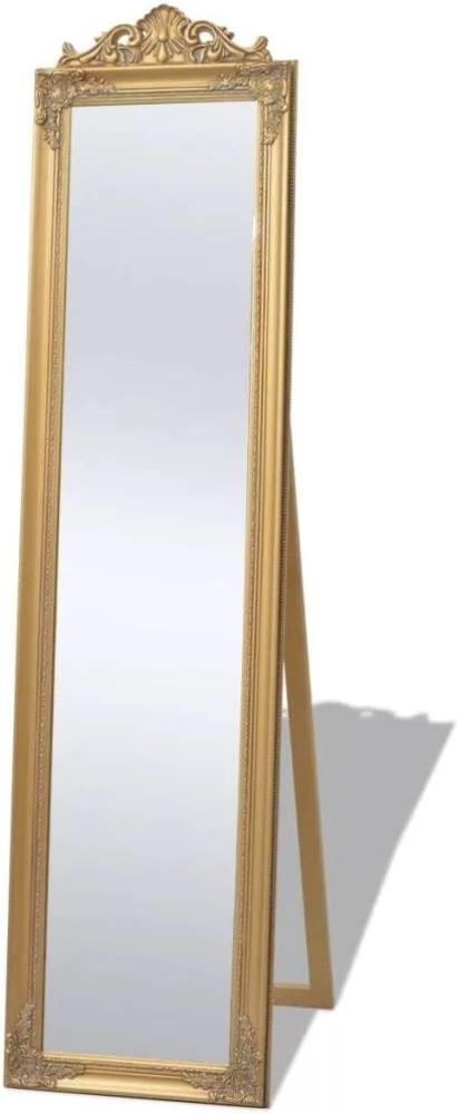 vidaXL Standspiegel im Barock-Stil 160x40 cm Golden 243692 Bild 1