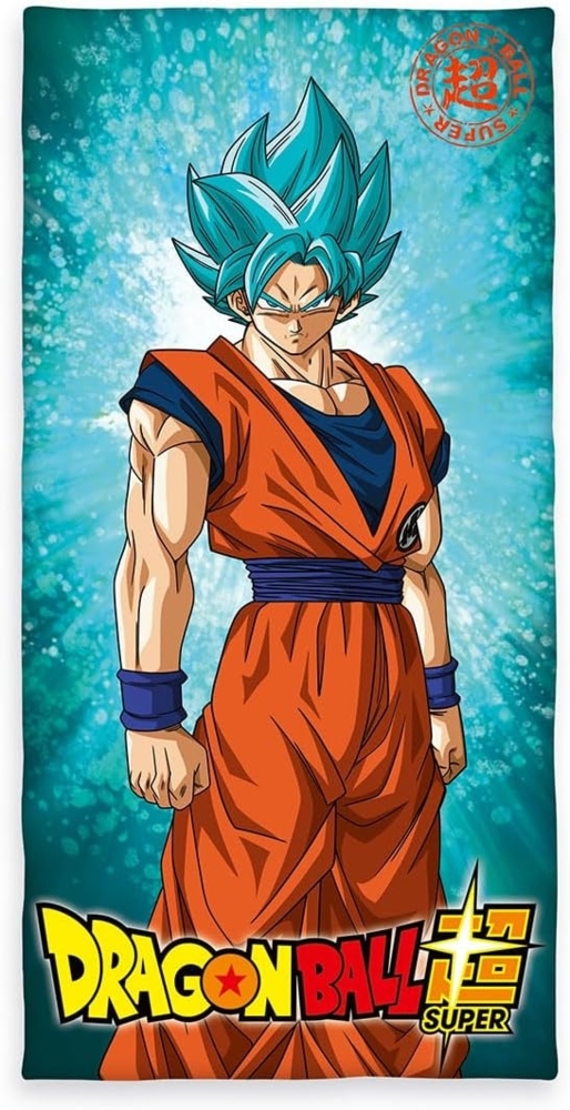 Herding Dragonball Velourstuch, Baumwolle, bunt, 75x150 cm Bild 1