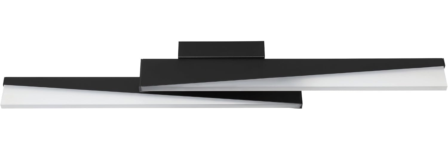 Eglo 99561 LED Deckenleuchte ISIDRO schwarz satiniert L:86 B:8 H:11cm dimmbar 3000K Bild 1