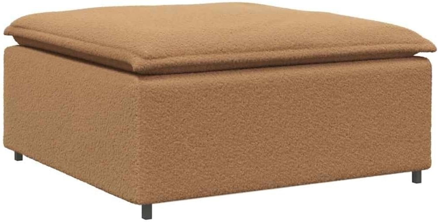 vidaXL Modulares Sofa Fußhocker-Modul Beige 100x100x48 cm 4104506 Bild 1