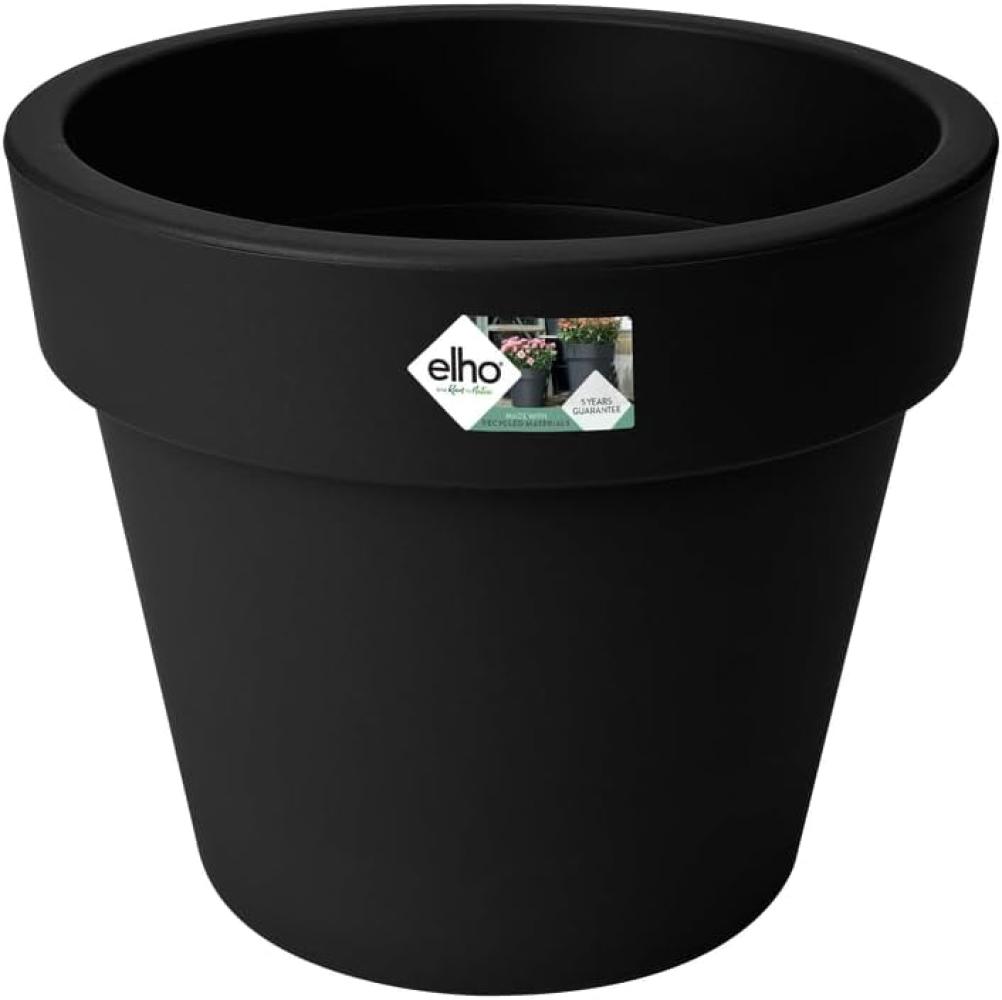 Elho Green Basics Top Planter 47 - Blumentopf - Lebhaft Schwarz - Draußen - Ø 47. 1 x H 39. 5 cm Bild 1