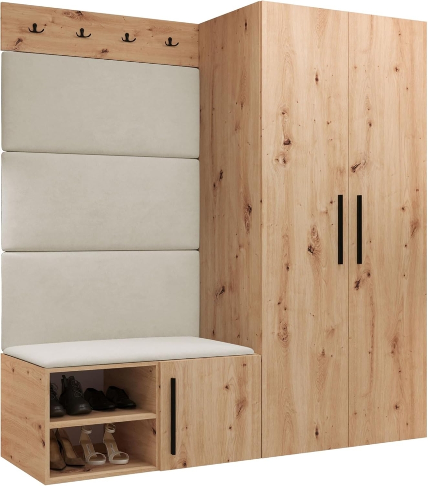 Garderoben-Set Mapreni I (Farbe: Artisan Eiche, Manila 02) Bild 1