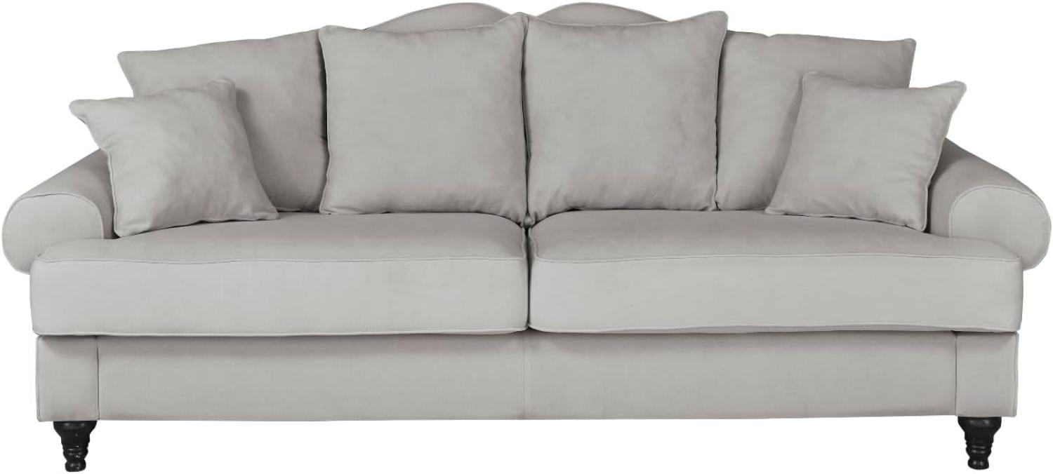 Sofa 3,5-Sitzer Adelina in grau 230 cm Bild 1