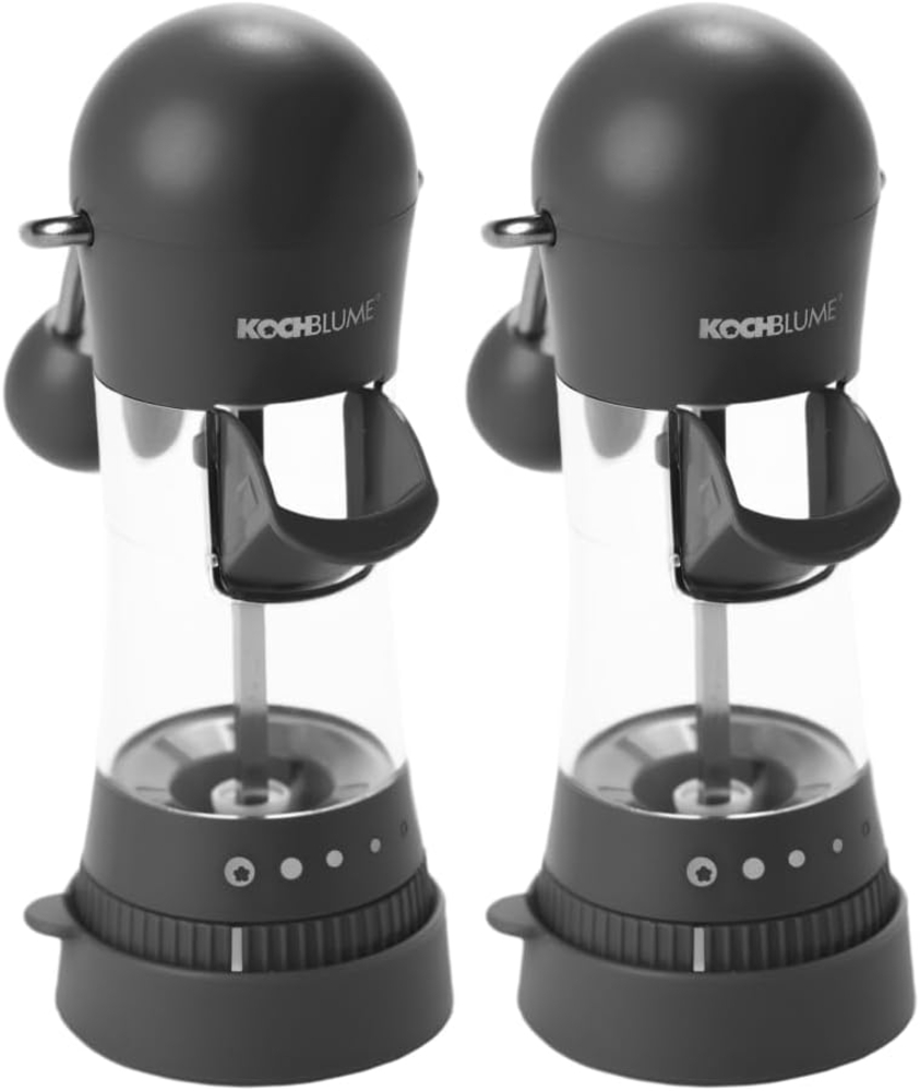 Kochblume Kochbesteck-Set Gewürzmühle inkl. Auffangkappe - 2-tlg. - schwarz Bild 1