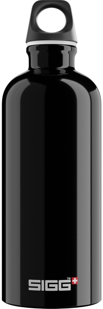 SIGG Traveller 600 ml Sport Schwarz Aluminium Erwachsener Schraubdeckel Bild 1