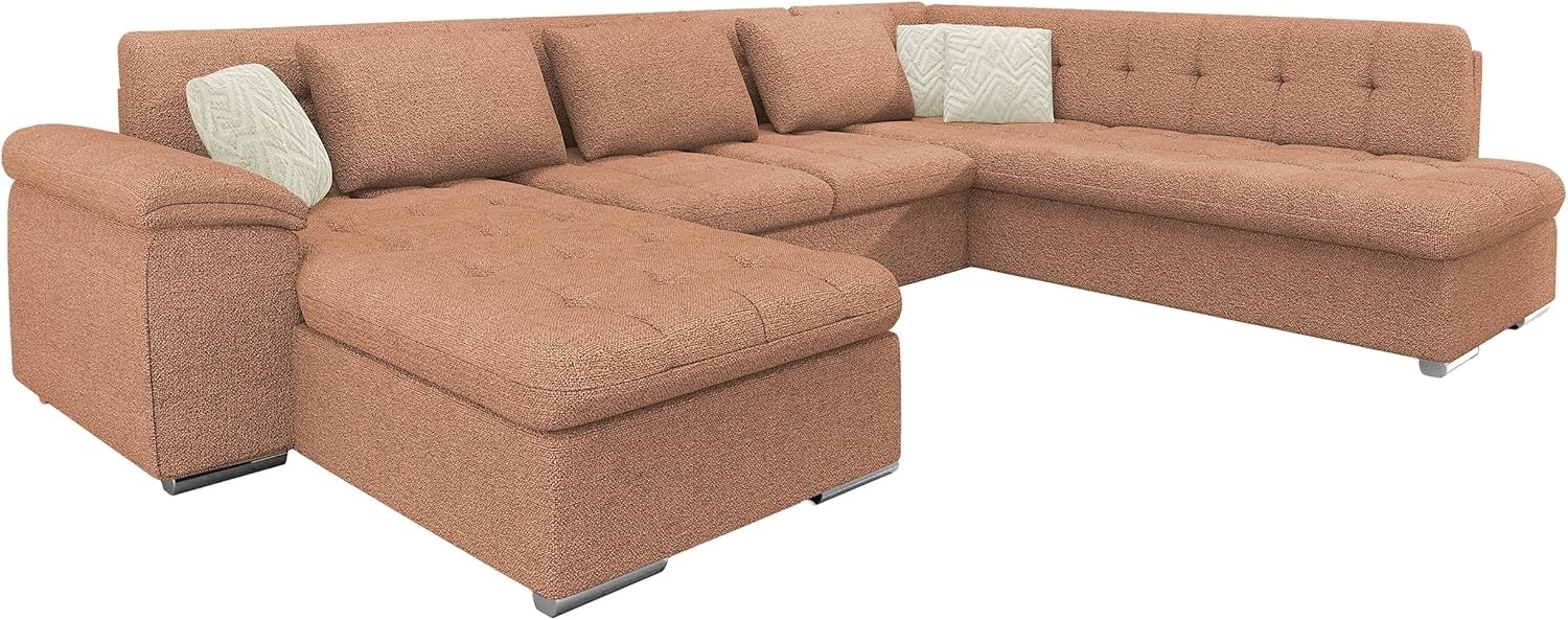 Ecksofa Niko Bis Premium (Farbe: Sicuro 35 + Sicuro 35 + Sempre 06, Seite: Links) Bild 1