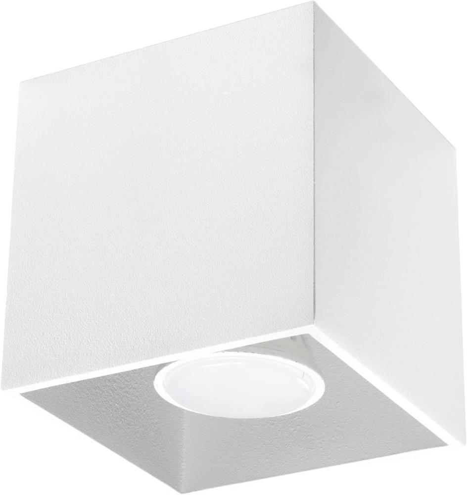 Sollux QUAD moderne Aufbauleuchte eckig weiss 10x10cm 1-flg. GU10 Bild 1