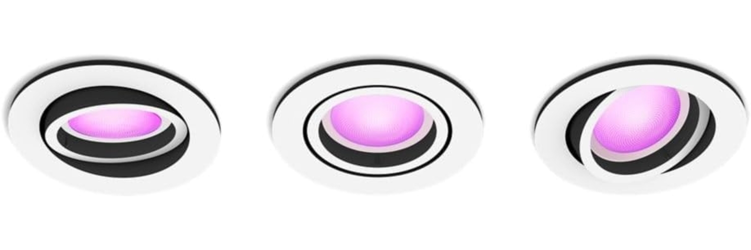 Philips Hue White&Col. Amb. Centura Einbausp 3flg weiß 3x4.2W. Bild 1