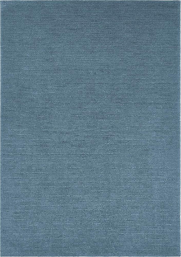 Kurzflor Teppich Supersoft Petrolblau 200x290 cm Bild 1