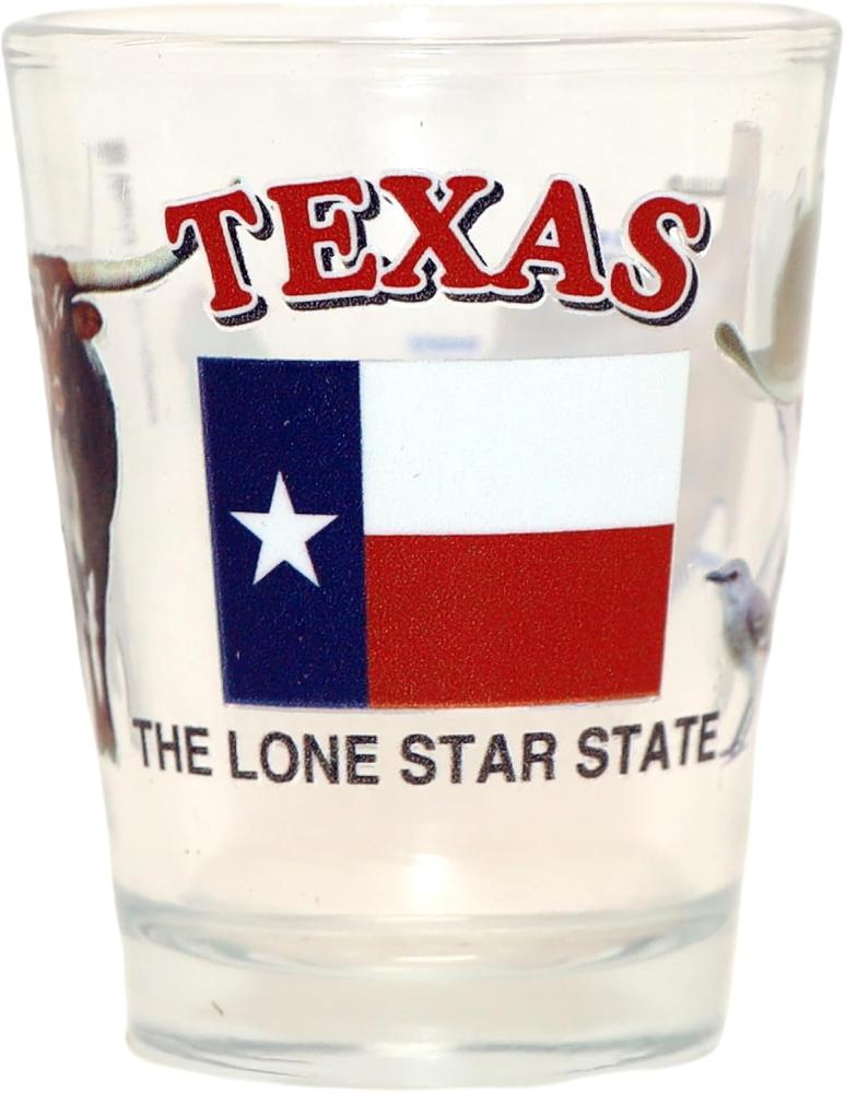 Texas The Lone Star State All-American Collection Shot Glass by World By Shotglass Bild 1