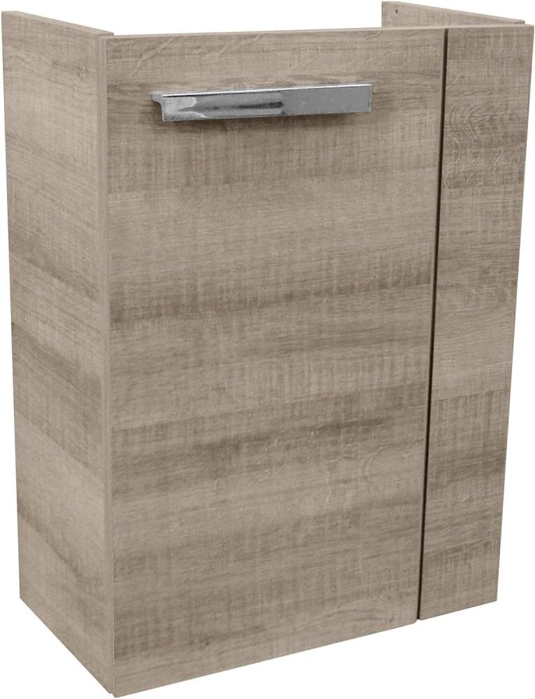 Fackelmann SBC A-VERO Waschbeckenunterschrank 45 cm, Braun hell, links Bild 1