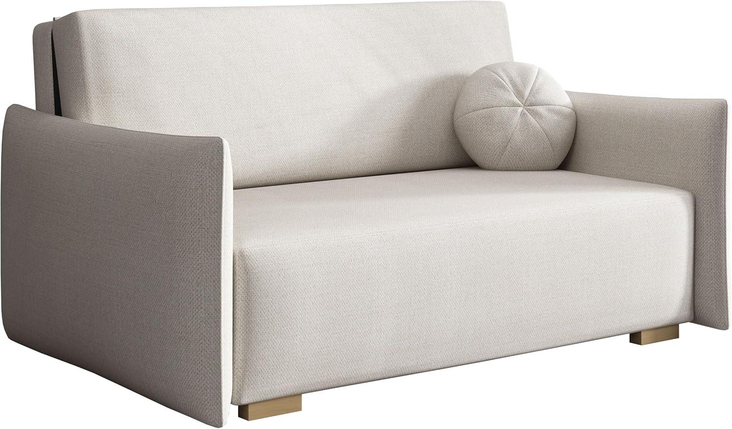 Sofa Viva Glov III mit Schlaffunktion, 3 Sitzer Schlafsofa mit Bettkasten (Farbe: Soul 01) Bild 1