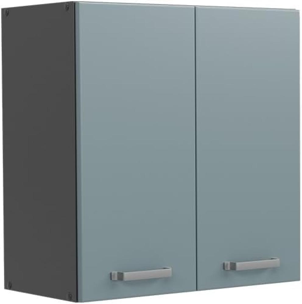 Vicco Hängeschrank R-Line, Blau-Grau/Anthrazit, 60 cm Bild 1