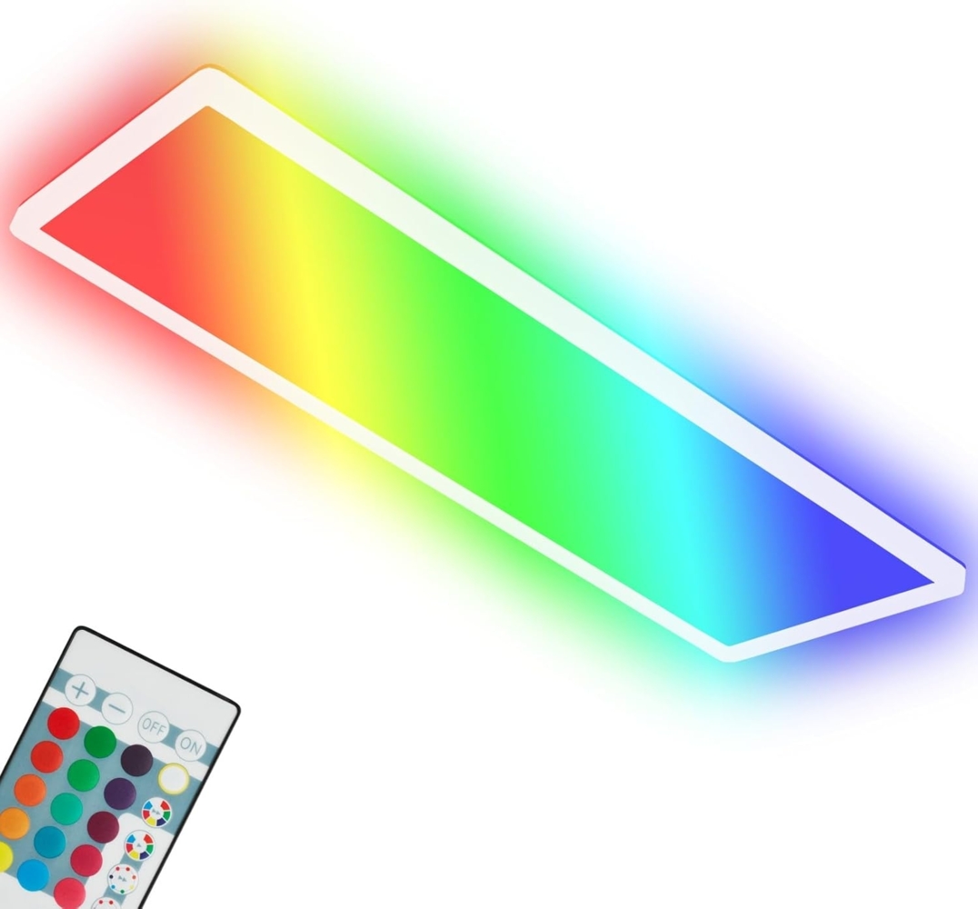 Briloner LED Panel Slim 58 cm, weiß, ultraflach, RGB Bild 1