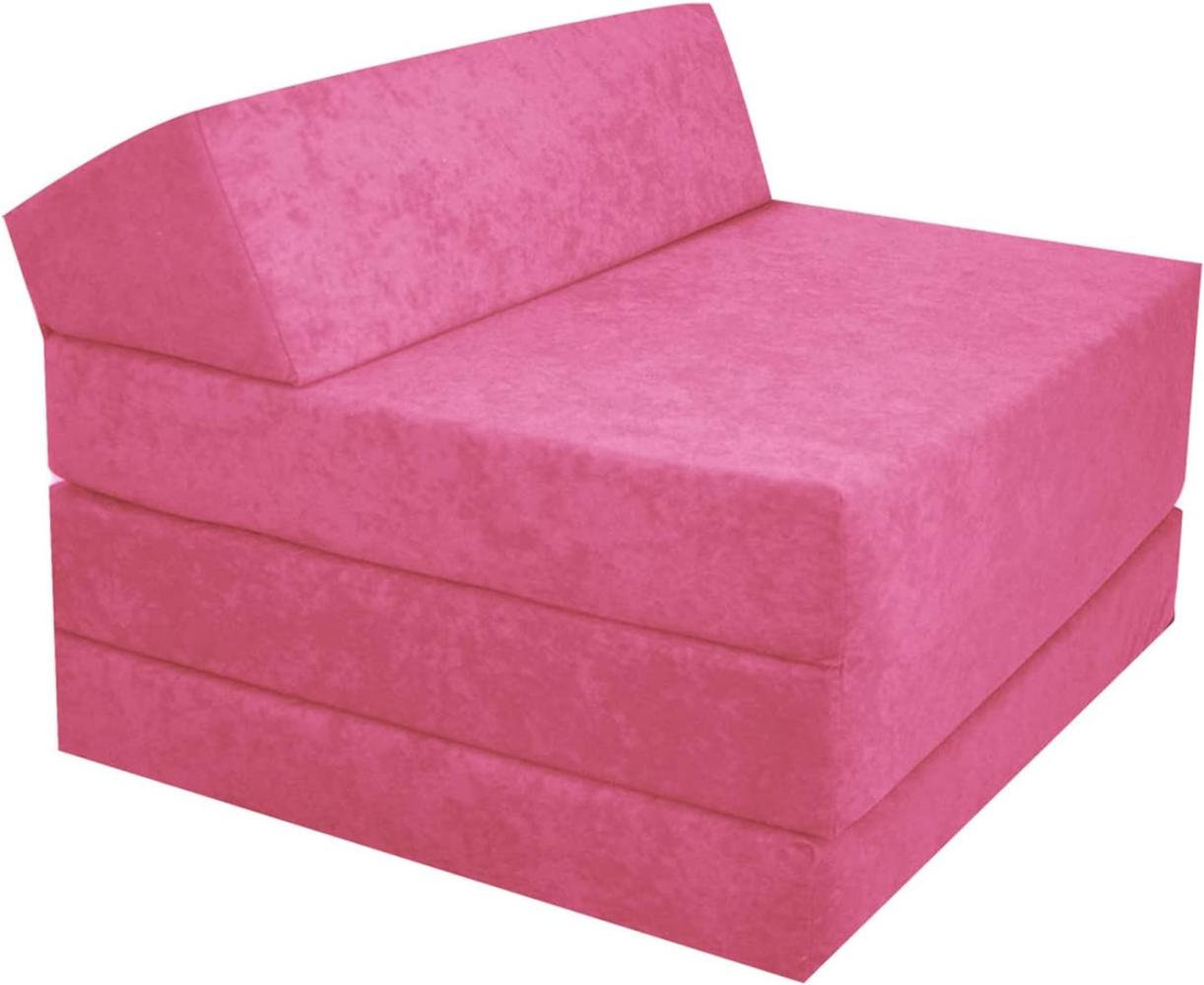 Klappmatratze Gästematratze Große 200x70x10cm (Pink) Bild 1