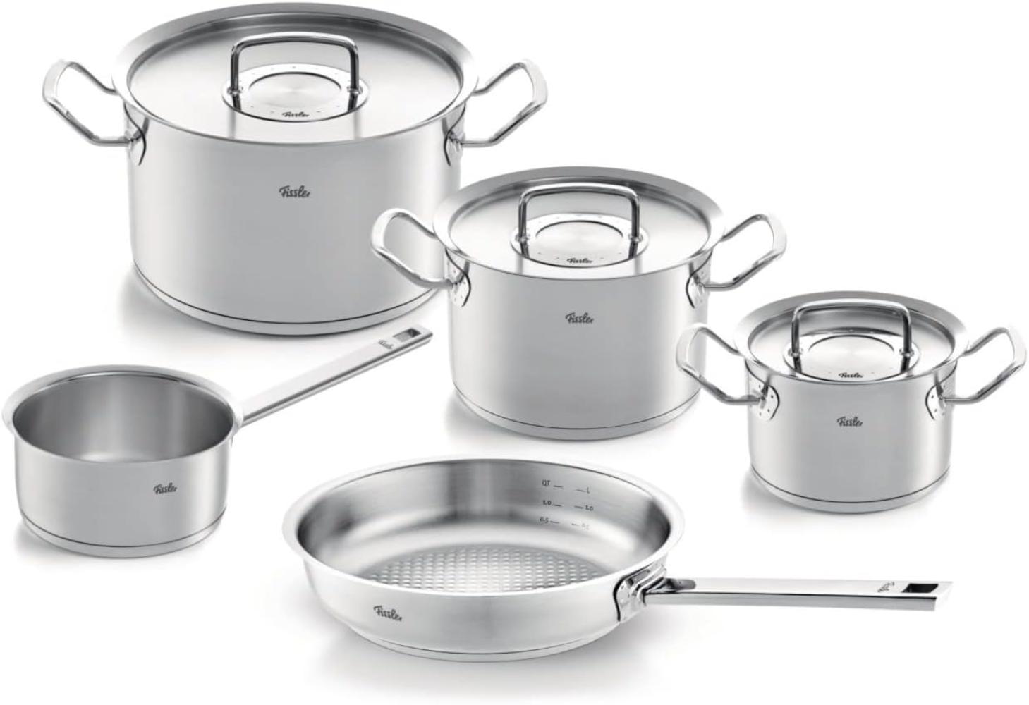 Fissler original-profi collection Topf-Set 5-tlg. mit Pfanne und Stielkasserolle Bild 1