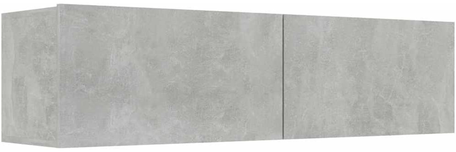 vidaXL Lowboard Betongrau 120×30×30 cm Spanplatte Bild 1