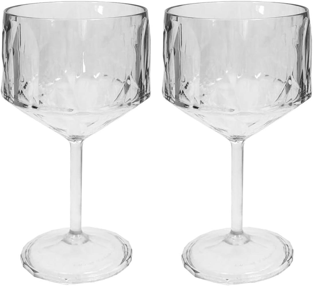 Koziol Superglas Club No. 15 2er Set, Longdrinkbecher, Kunststoff, Crystal Clear, 400 ml, 4480535 Bild 1