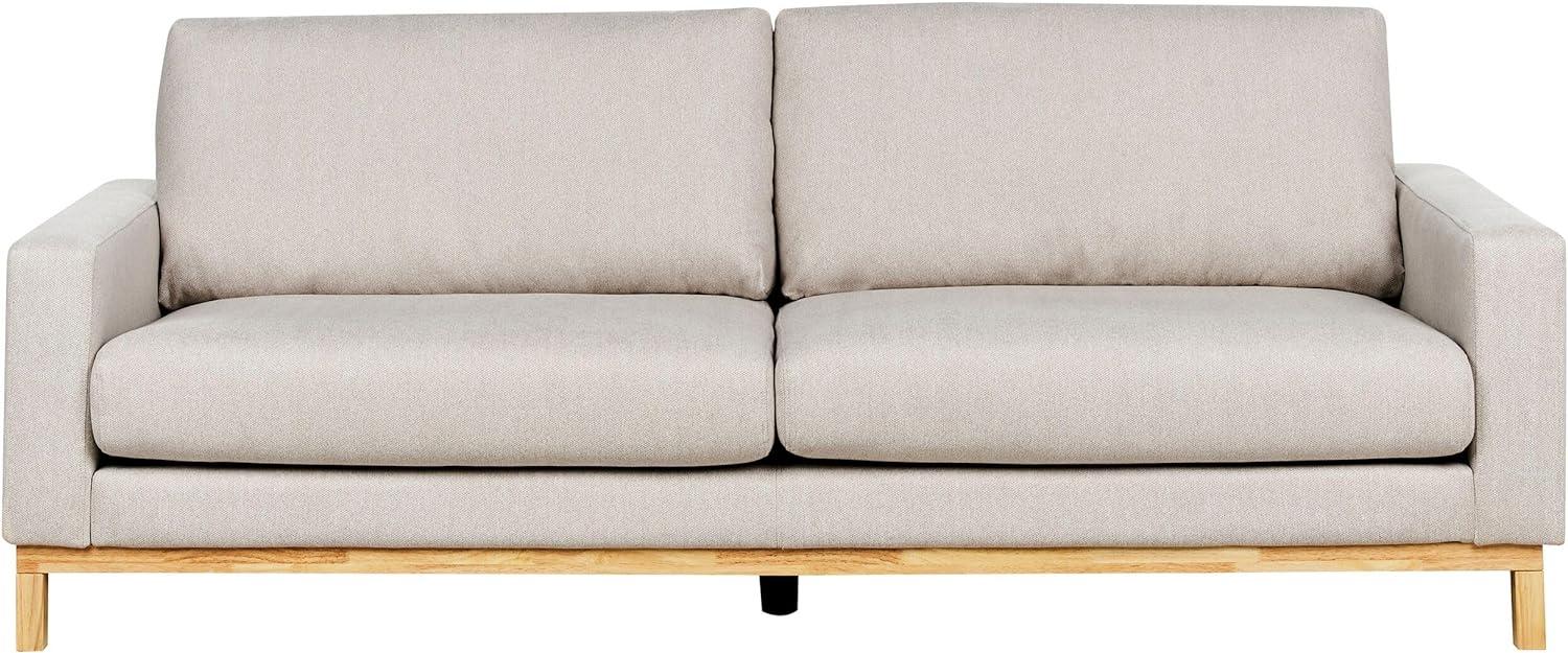 3-Sitzer Sofa beige hellbraun SIGGARD Bild 1