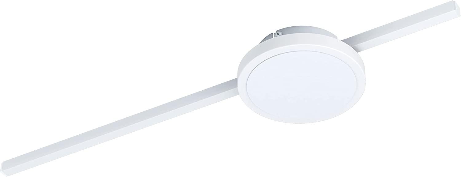 Eglo 99606 LED Deckenleuchte SARGINTO Stahl, Kunststoff weiss L:59cm B:14cm H:4,5cm 6,3W; 5,4W 3000K Bild 1