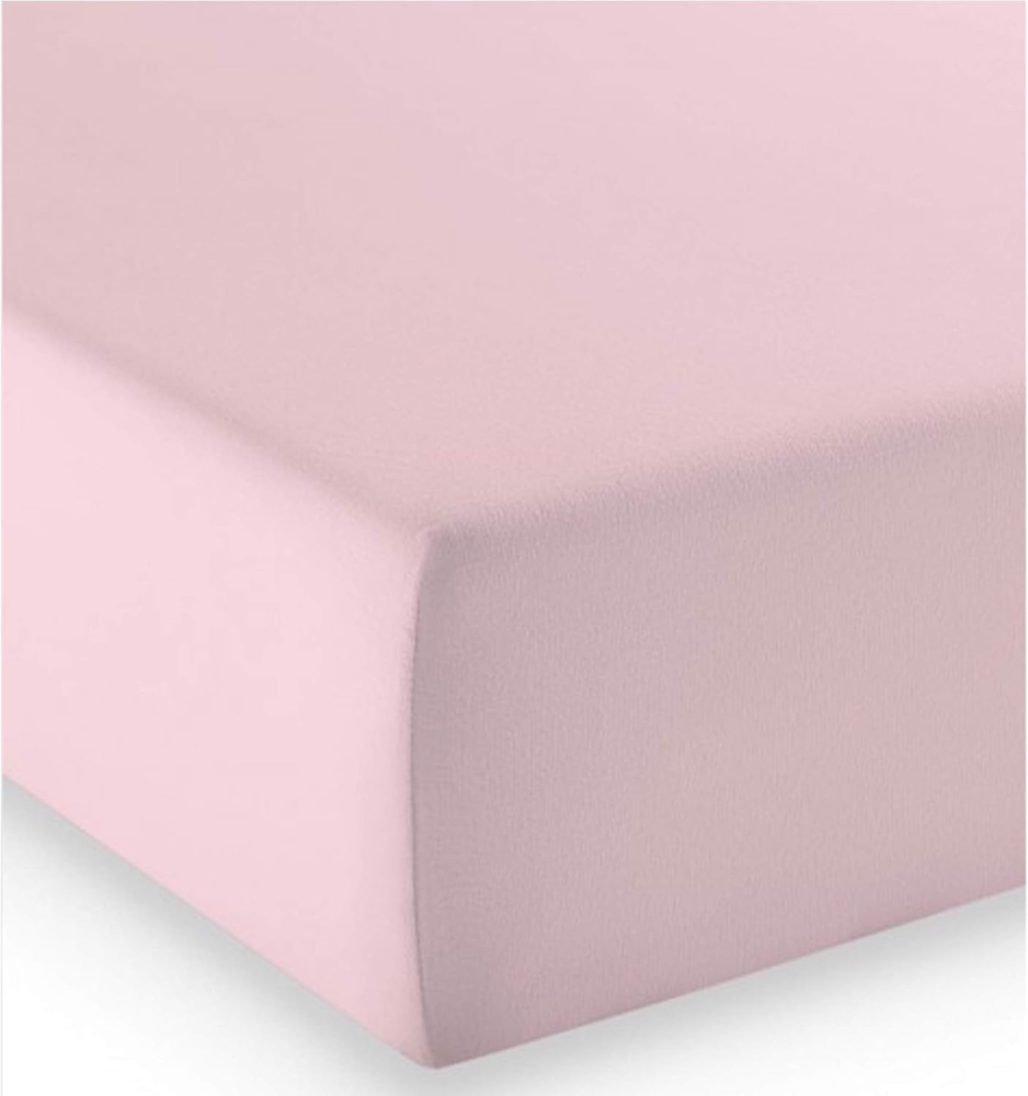 Fleuresse Mako-Jersey-Spannlaken comfort Farbe rose 4040 Bild 1