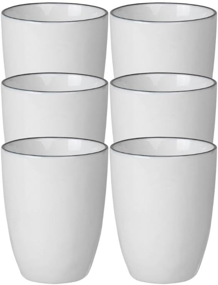 Broste Copenhagen SALT Espresso Becher ohne Henkel 0,1 l Set6 Bild 1
