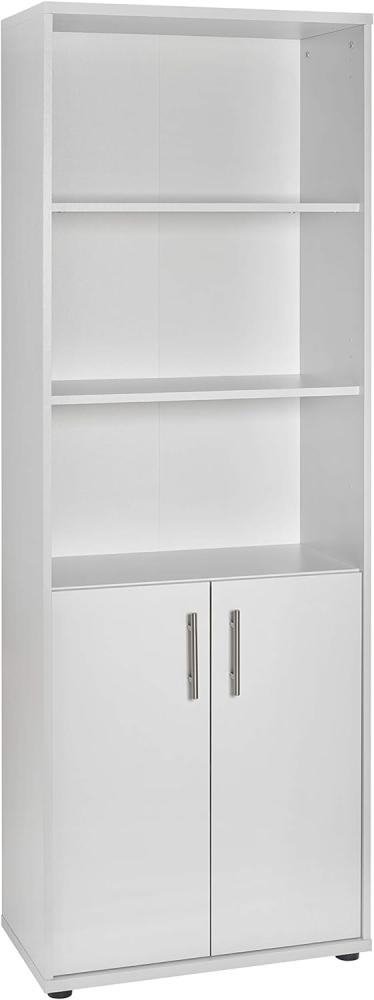 Möbelpartner Till Aktenschrank, lichtgrau, ca. 65,1 x 34,5 x 182,4 cm Bild 1