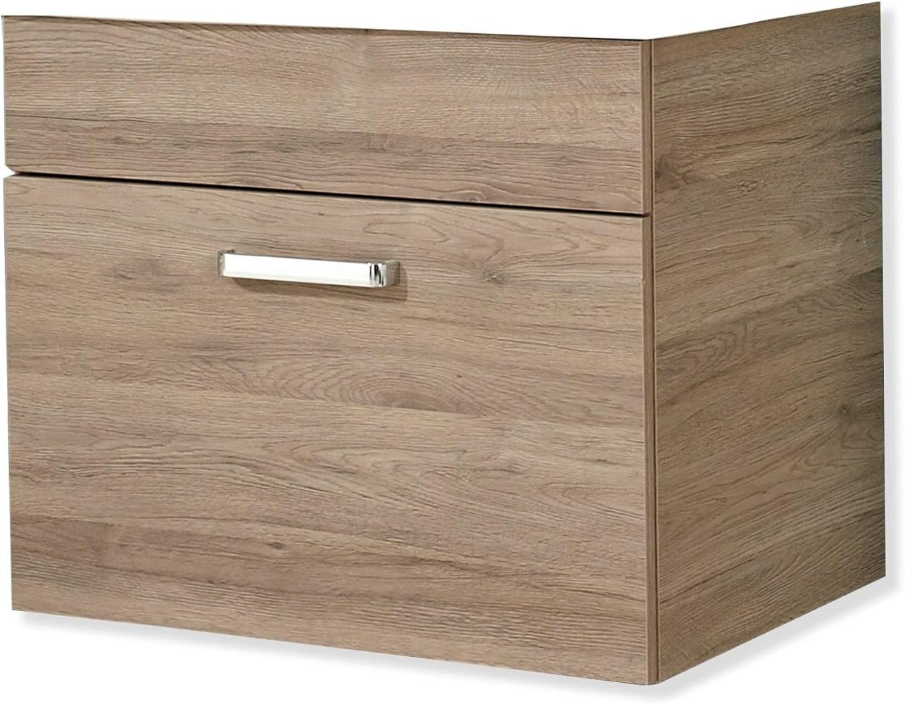 Pelipal Waschtischunterschrank Quickset 313 in Sanremo Eiche Terra quer Nachbildung, 63 cm breit | Waschtischunterschrank ohne Waschbecken mit 1 Schubkasten Bild 1