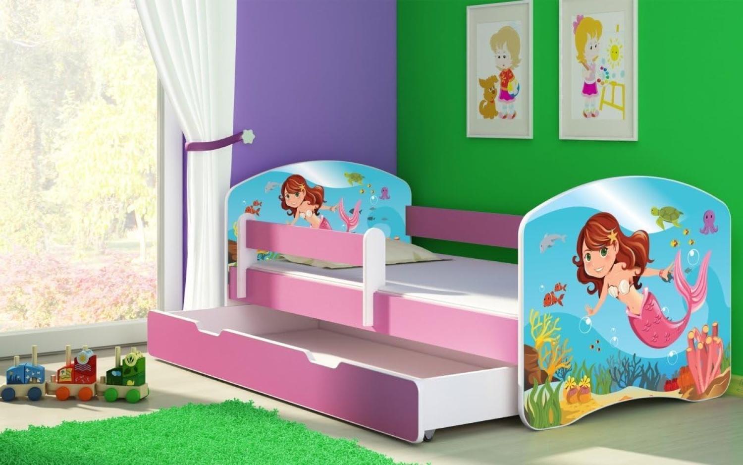 Kinderbett Dream mit verschiedenen Motiven 160x80 Mermaid Bild 1