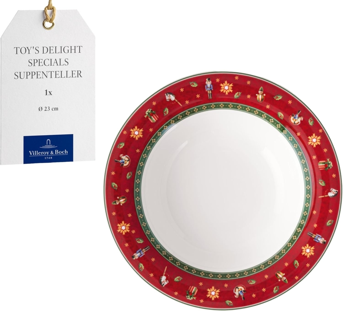 Villeroy & Boch Toy's Delight Specials Suppenteller rot Bild 1