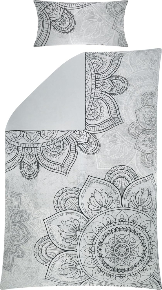 Erwin Müller Bettwäsche Wendebettwäsche, Mako-Satin, 2 teilig, Paisley Bild 1