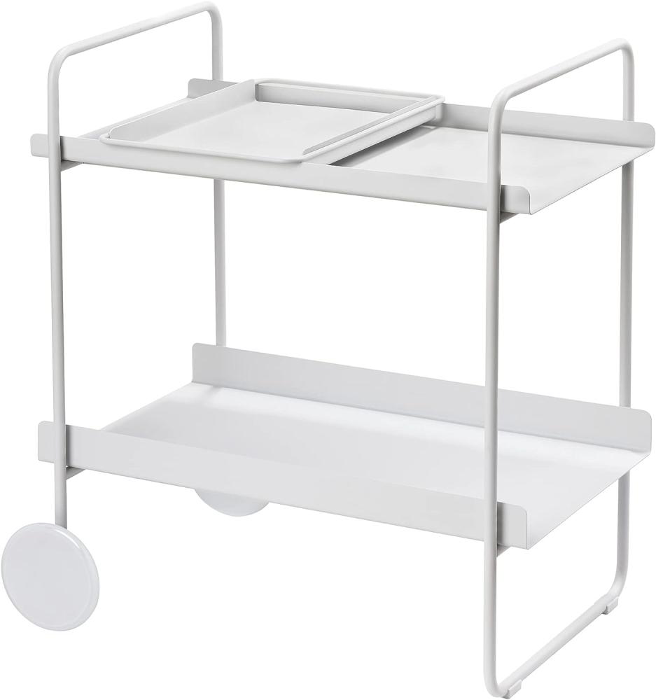 Zone Denmark Barwagen A-Cocktail Trolley, Servierwagen, Hausbar, Minibar, Metall, Soft Grey, 26998 Bild 1