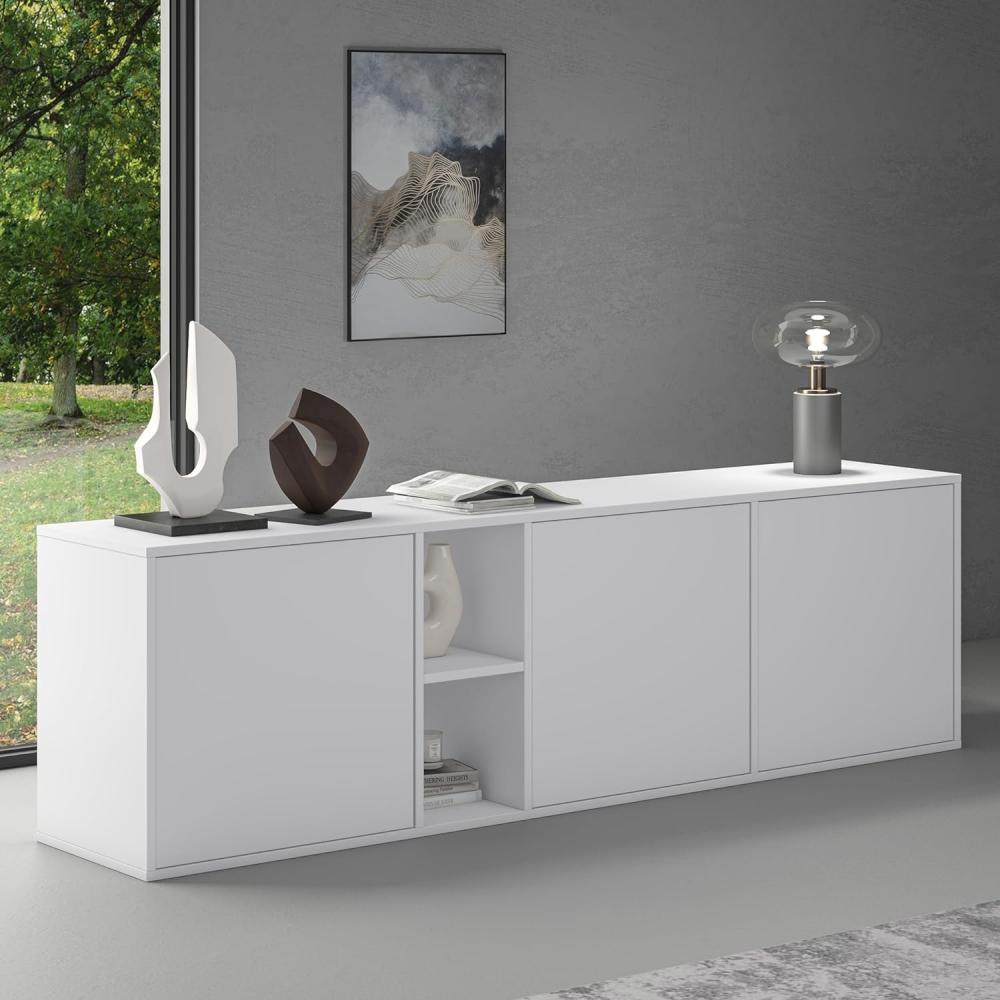 doporro Sideboard Aufbewahrungsschrank Hängend oder Stehend Wohnbereich Schrank 02 Bild 1