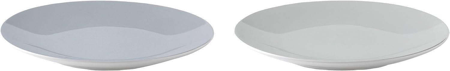 Stelton Emma Teller Blue, 2er Set, Speiseteller, Geschirr, Steinzeug glasiert, Blau, 18 cm, x-209 Bild 1