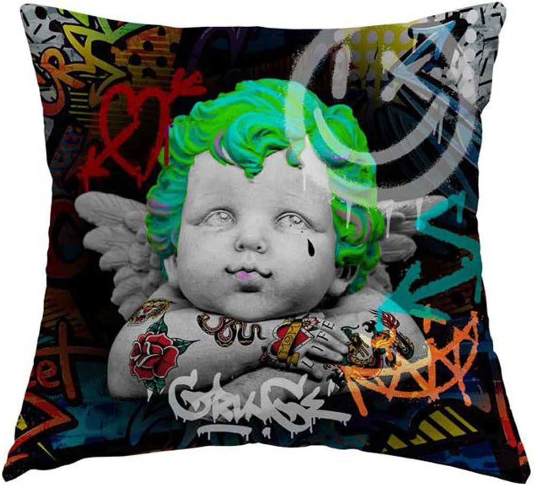 beties Kissenhülle POP-Collection, (1 Stück), Wende-Kissenhülle Cupido POP-ART Graffiti ca. 45x45 cm Bild 1