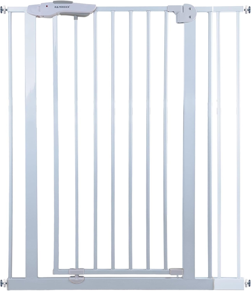 Absperrgitter Treppenschutzgitter weiß für 85-95cm Durchgang 110cm Hoch Bild 1