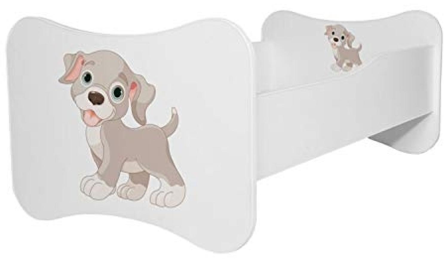 Angelbeds 'Mati Mati' Kinderbett 80x160 cm, Motiv 1, mit Lattenrost und Matratze Bild 1
