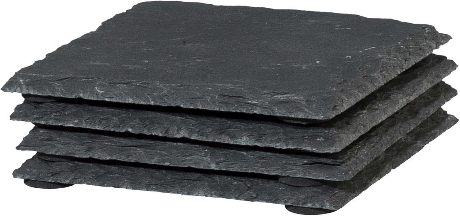 Untersetzer 4tlg. SCHIEFER Bild 1