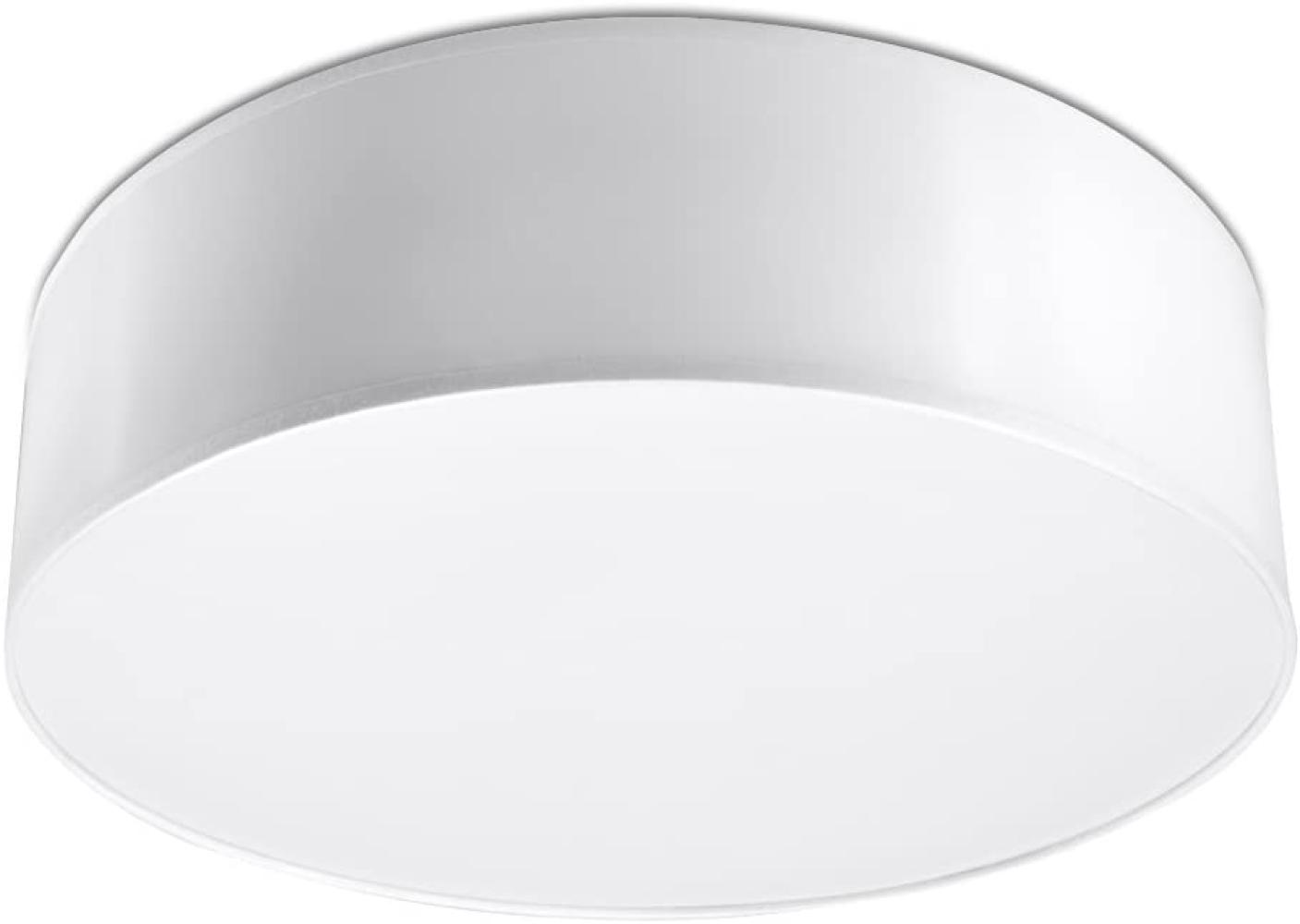 Sollux ARENA moderne Deckenlampe rund weiss 2-flg. E27 Bild 1