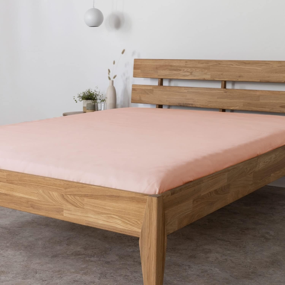 AGA. PIE Spannbettlaken Bambus Lyocell Spannbettlaken, Gummizug: rundum, 15 - 35 cm Steghöhe, für Allergiker geeignet, OEKO-TEX zertifiziert Bild 1