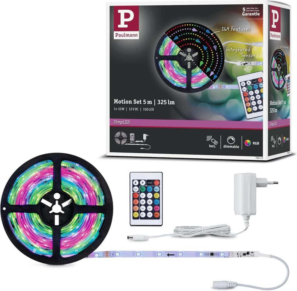 Paulmann No. 70513 SimpLED Motion Set 5m 10W RGB beschichtet Bild 1