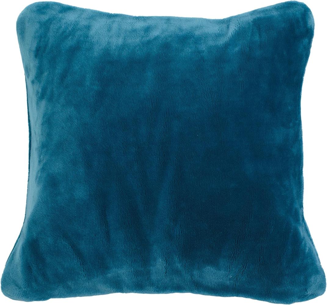 Gözze - Premium Cashmere-Feeling Kissenbezüge, 500 g/m², 50 x 50 cm - Petrol Bild 1