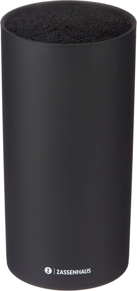 Zassenhaus - Messerblock rund schwarz mit flexiblem Borsteneinsatz (078008) Bild 1