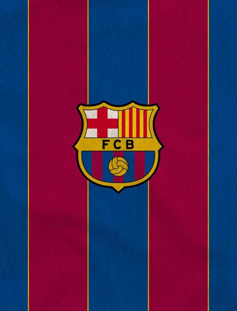 Wohndecke FC Barcelona Fußball Decke 130 x 170 weich und kuschelig Fleecedecke, BERONAGE Bild 1