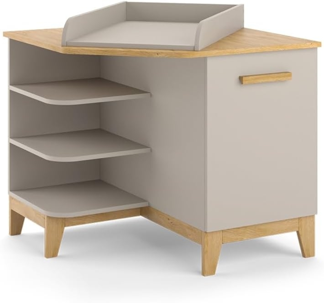 VitaliSpa® Wickelkommode Malia, Cashmere-Eiche, 85 x 85.2 cm mit Tür Bild 1