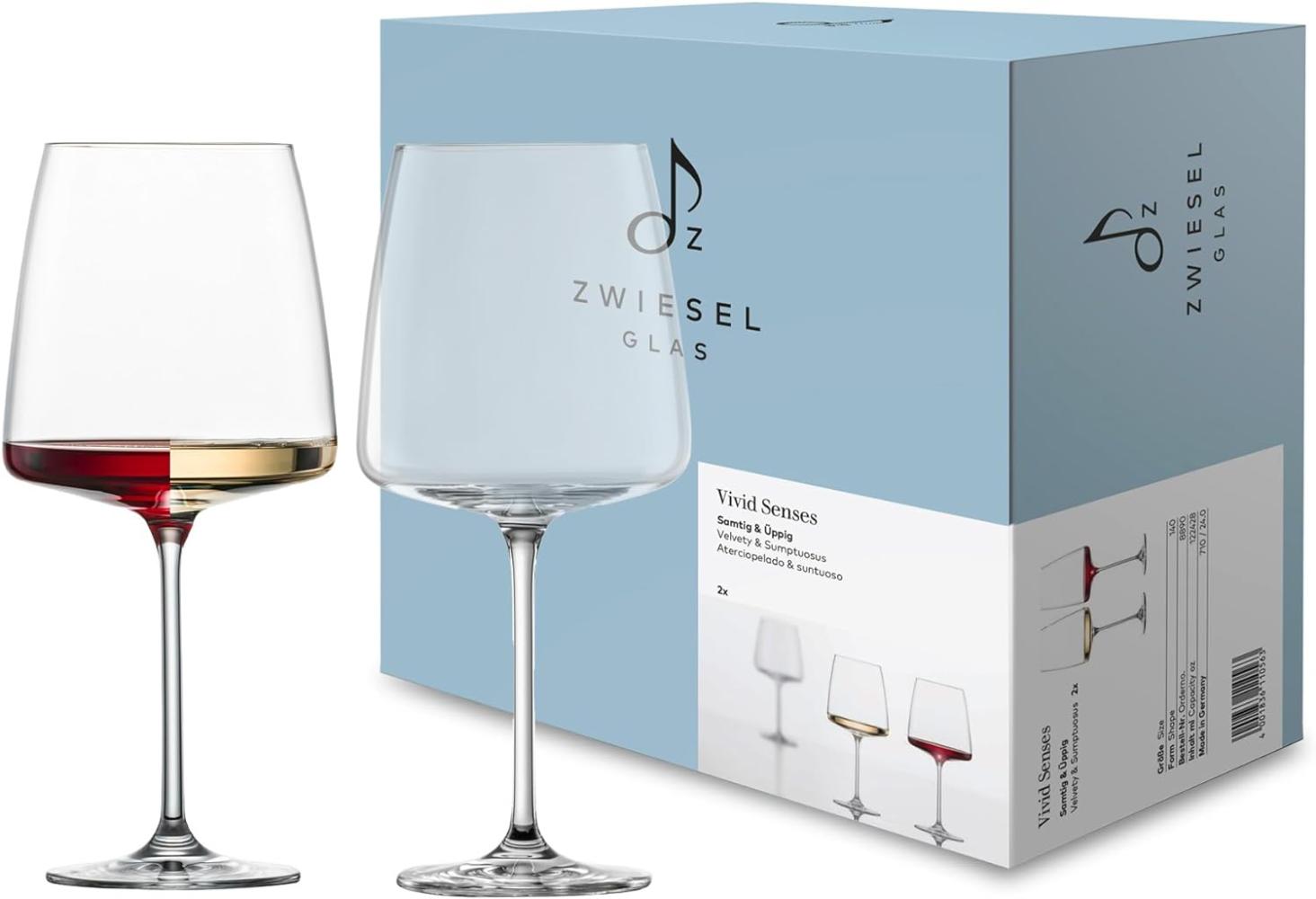 Zwiesel Glas VIVID SENSES samtig & üppig Weinglas 2er Set Bild 1