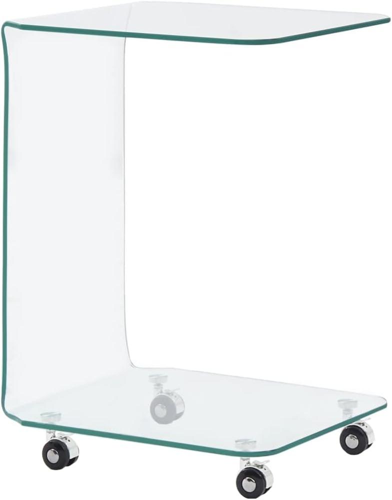 Beistelltisch 45 x 40 x 63 cm Hartglas Bild 1