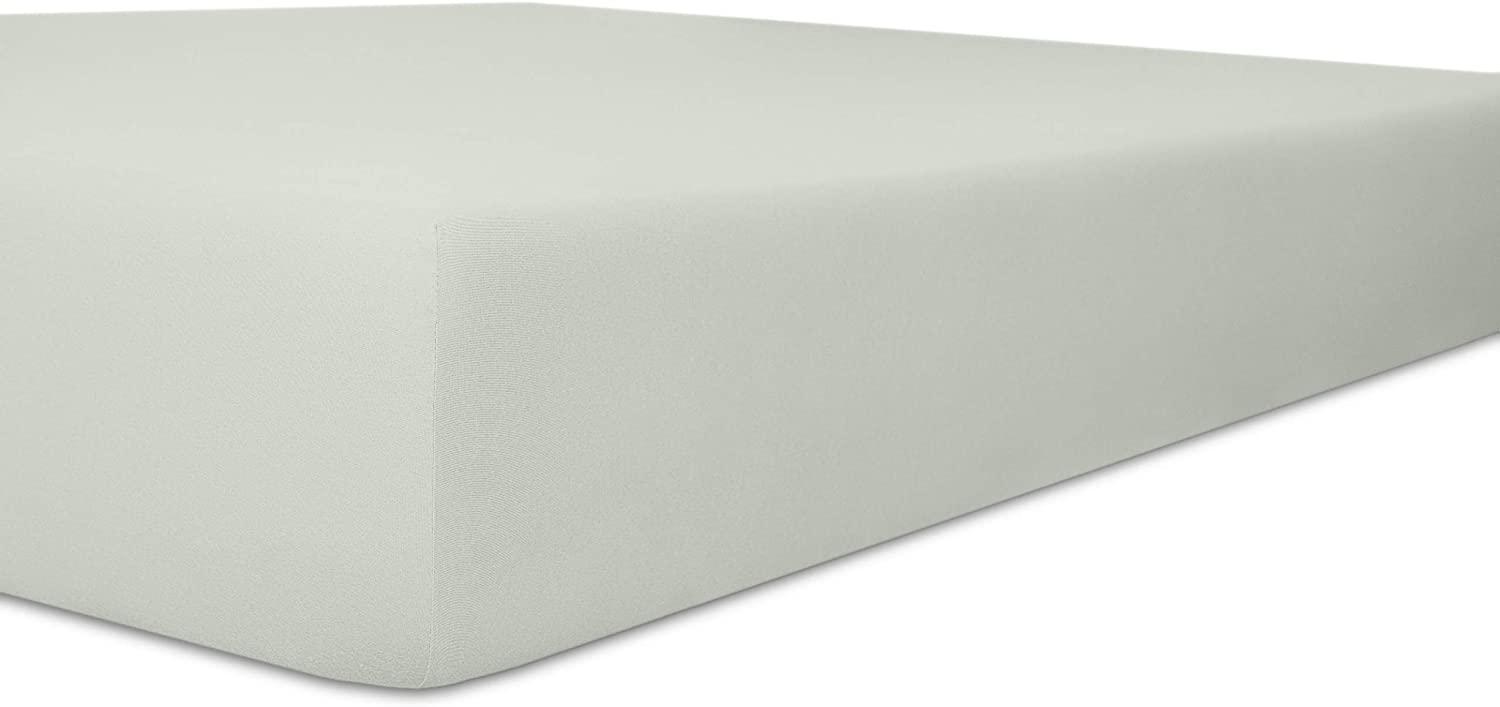 Kneer Qualität 22 Vario-Stretch Topper-Spannbetttuch 140 x 200 x 4-12 cm 09 platin Bild 1