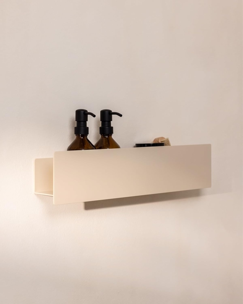 Metallbude Duschablage SHEA aus Aluminium, ohne Bohren, Badorganizer, Duschzubehör, Duschregal Bild 1