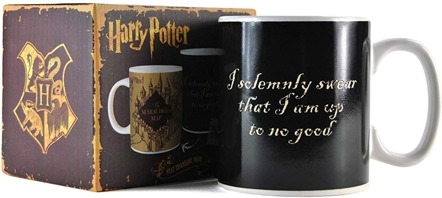 Harry Potter MUGBHP02 Kaffeetasse, Keramik, schwarz, 9 x 9 x 10 cm Bild 1